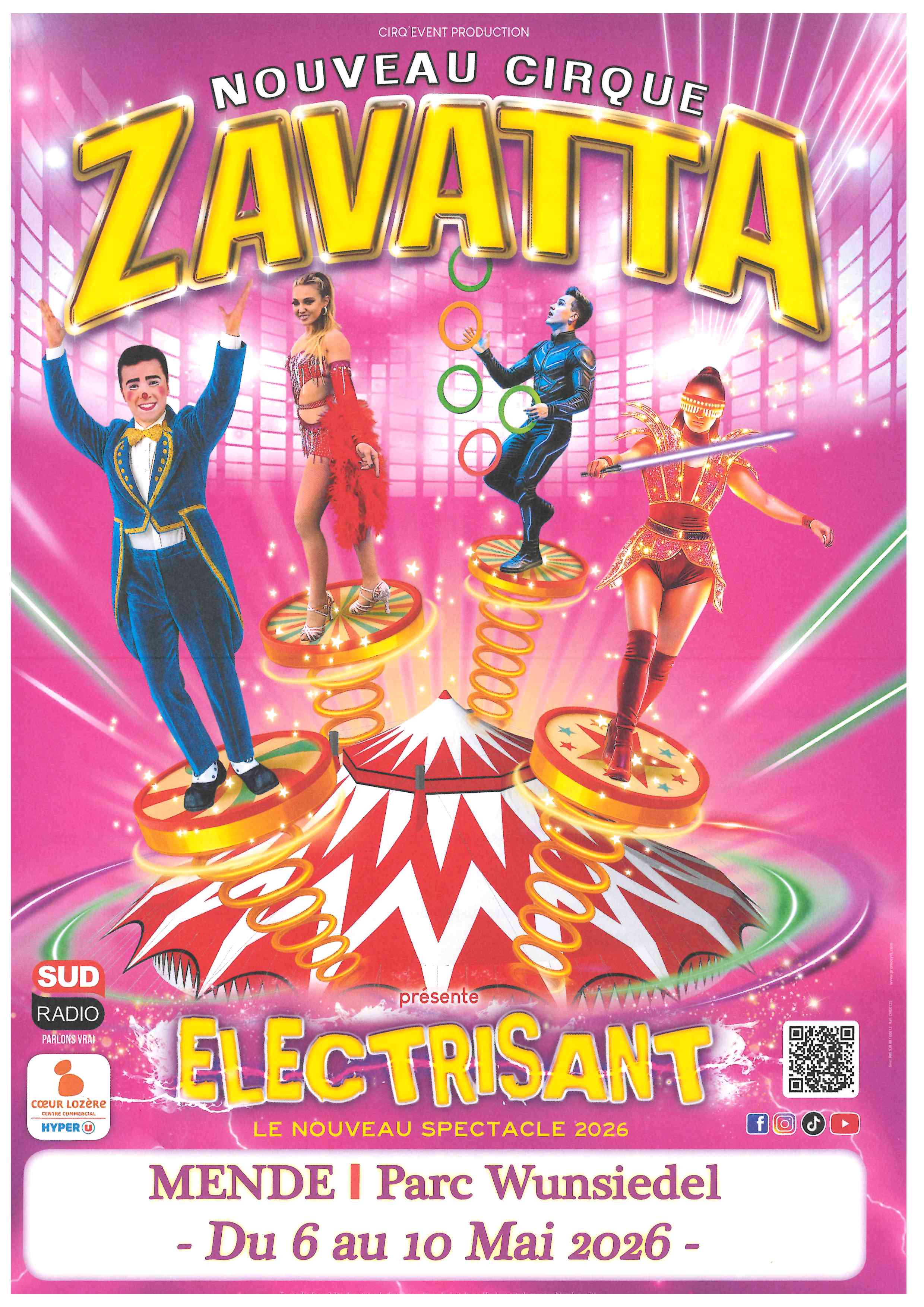 Le nouveau cirque ZAVATTA à Mende