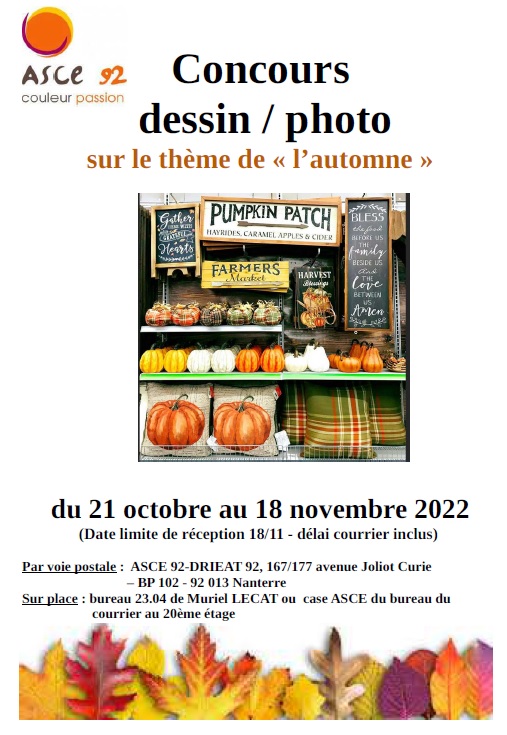 image de l'affiche du concours dessin photos ASCE92